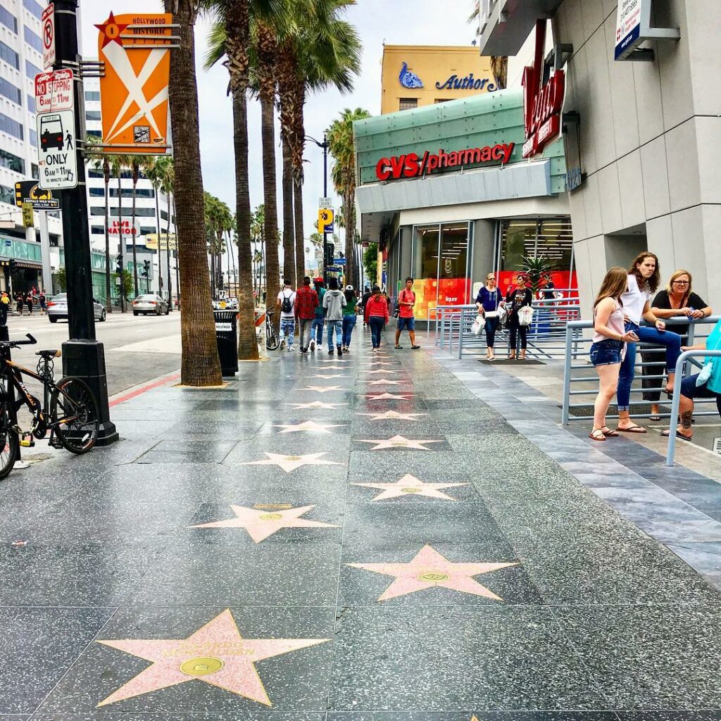 美國西岸洛杉磯景點-好萊塢星光大道