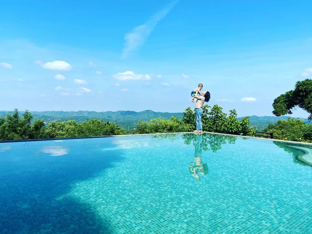 台南特色住宿-在仙湖的無邊際山泉泳池享受山林綠景的美好