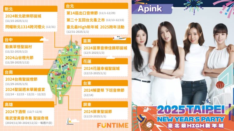 【十二月旅遊活動月曆】全台十二月份活動總整理